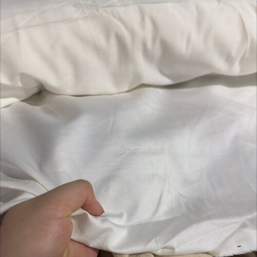 3米纯棉软沙卡白色春秋夏款