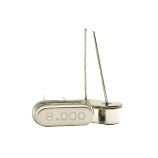 TELESKY 晶振8M直插两脚 8MHZ  HC-49S石英晶体无源晶振 (10个)