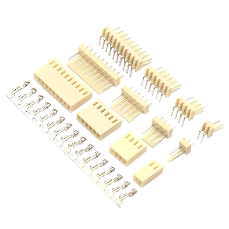 KF2510接插件 2.54MM连接器 插头+直针座+端子 2P 3P 4P等(10套)