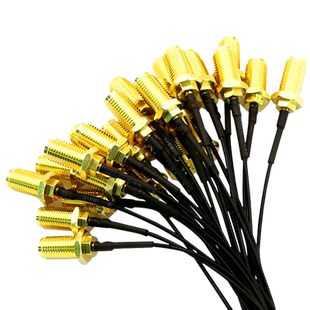 sma转ipex转接线ipex转sma连接线延长天线WIFI/GSM母头4G外螺内孔