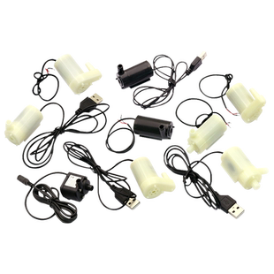 直流电机马达3V小水泵立式小潜水泵DC3W喷泉 立式微型4.5V 5V 6V