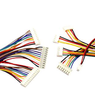 XH2.54 电子线 端子线单头镀锡 30CM彩排线连接线2/3/4/5/6/10P