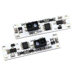 手扫感应开关模块12v36w衣柜橱柜短距离红外挥手开关遮挡感应模块