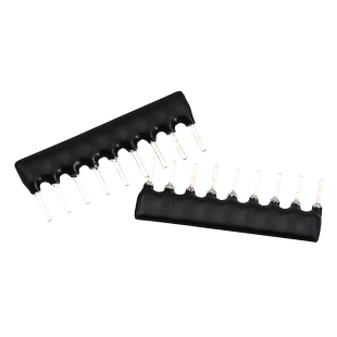 TELESKY 9脚排阻 9P 1K 排电阻器 A09-102J 脚距2.54mm (10个)