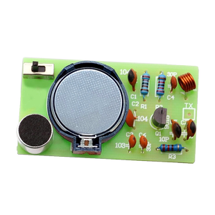 简易FM调频无线话筒发射套件 电子实训制作散件 频率88Mhz-108Mhz