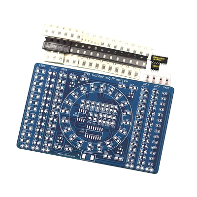 贴片元件焊接练习板流水灯套件