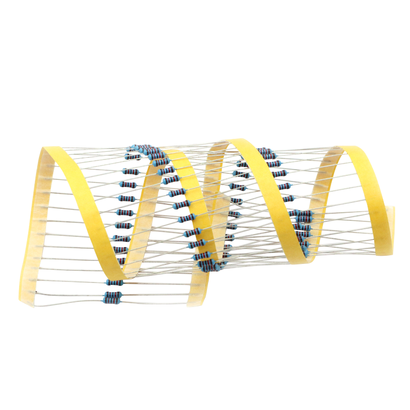 金属膜电阻器元件1%色环1/4W 1/2W1W2W3W5W1K 10K 47K10欧120欧姆