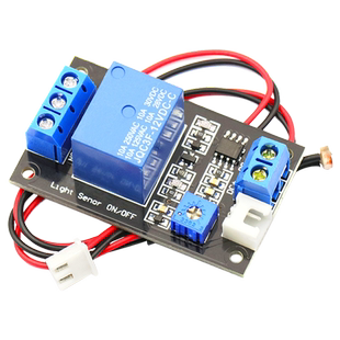 光敏电阻继电器 传感器 控制模块 光控开关 无光感应模块 12V
