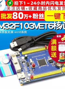 stm32F103VET6核心板/72MHz/512KFlash/64KRAM一键下载win8系统