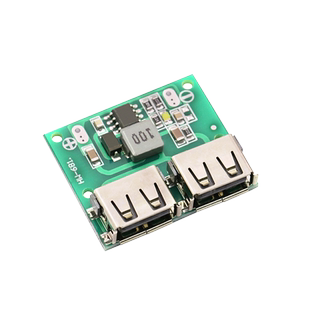 双USB输出9V/12V/24V转5V 3ADC-DC车载充电降压稳压充电电源模块