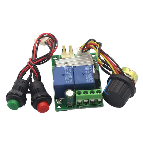 PWM直流电机调速器 电动推杆电机控制器模块6V12V24V正反转开关