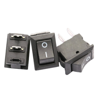 船形开关 KCD11-101 小型仪表仪器 翘板 电源开关 二档两脚 (5个)