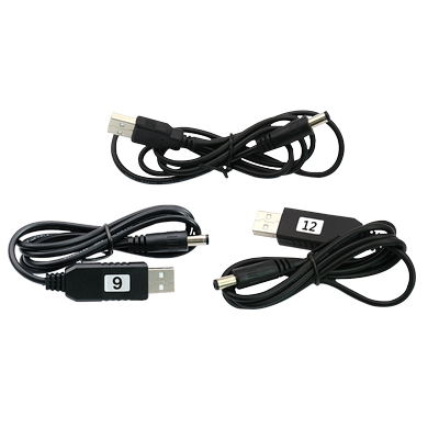 USB升压线5V转9V12V路由器电源线