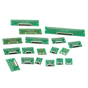 FPC/FFC软排线转接板双面0.5MM 1.0MM转直插2.54软排线转接座6P8P