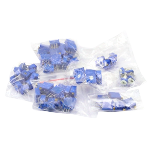 电位器包 3296W精密蓝白可调电阻包15种常用3296/3386 3362 14种