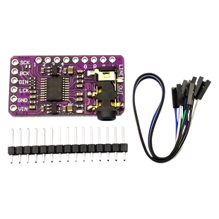 PCM5102音频立体声数模转换器DAC解码板 I2S IIS 单片机 音频模块