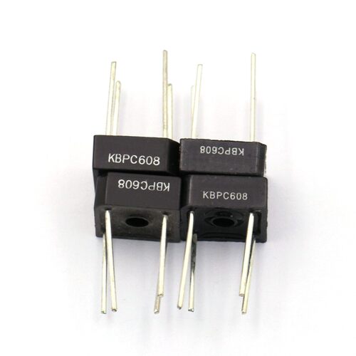 【TELESKY】整流桥 KBPC608 方桥 桥堆 整流桥 6A 800V (2个)
