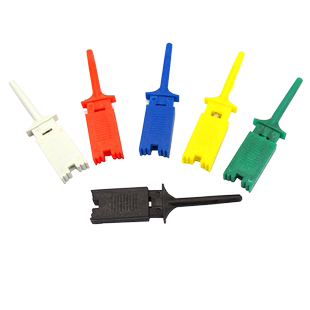 测试勾扁测试钩测试勾 逻辑分析仪钩子 双钩测试夹 扁体（2个）