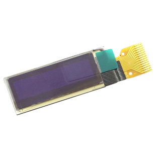 0.91寸白色O OLED (14pin) 白色OLED白光　128*32点阵显示屏