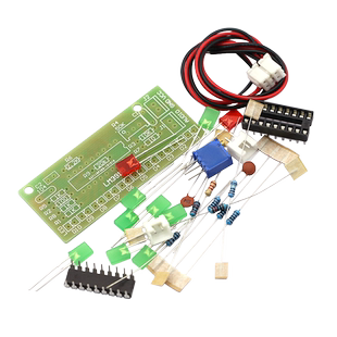 LM3915趣味10段音频电平指示器套件 焊接练习电平指示灯散件DIY