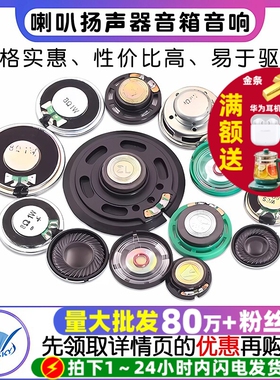 21/27/29/40/57MM玩具喇叭塑料外磁8/16/32欧铁壳内磁0.25/0.5/1W