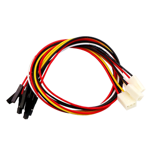 彩排线2510转杜邦线2.54-2P3P4P 连接线 硅胶高温线1007导线铁氟