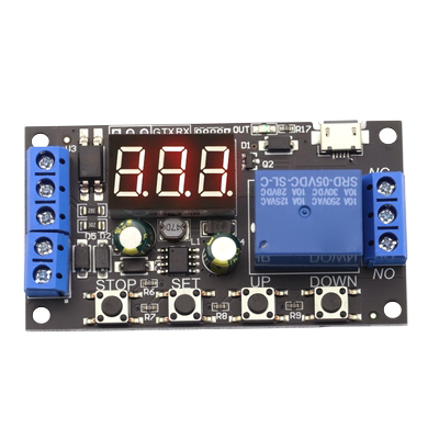 多功能延时继电器5V12V24V全兼容
