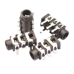 3.5耳机座 PJ-313 PJ-313D 耳机插座 直插/贴片 口径3.5mm (5个)