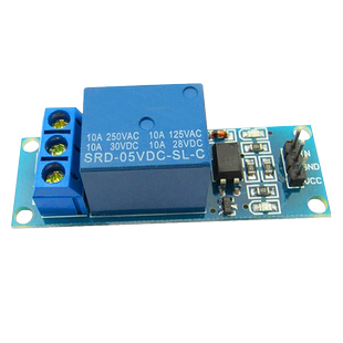 1路5V低电平继电器模块带光耦隔离继电器开关带指示灯 控制板5V