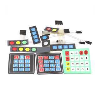 4X4按键模块 薄膜开关 1/2/3/4键按键单片机外接控制键盘扩展键盘