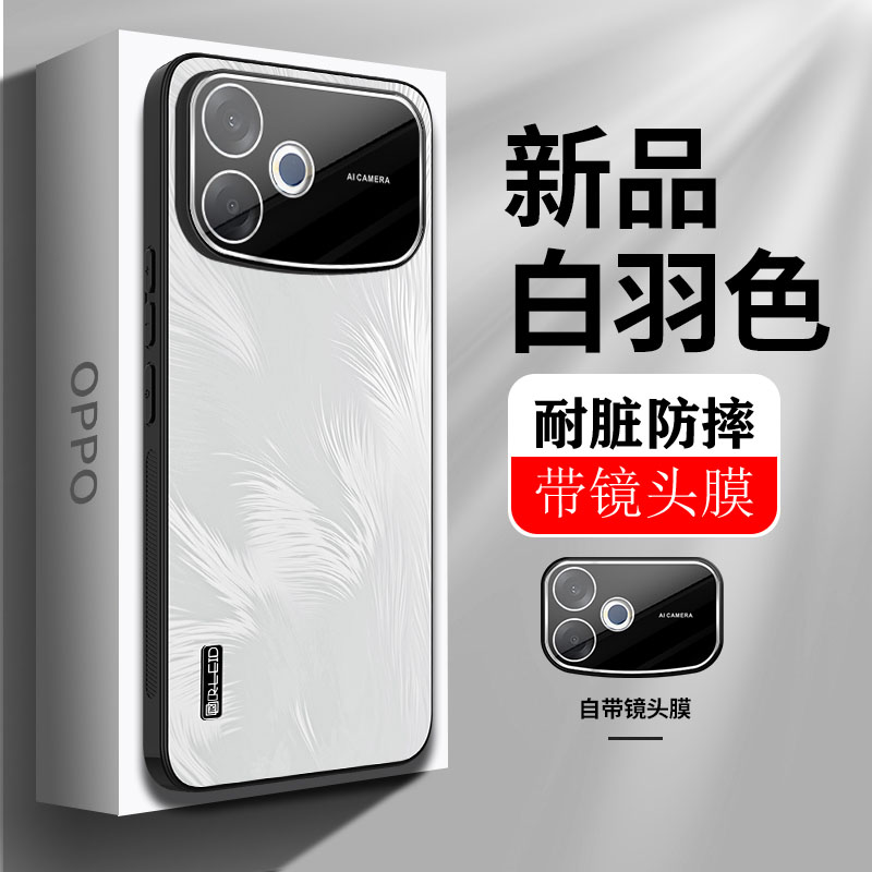 适用oppoA6spro软边镜头膜防摔壳