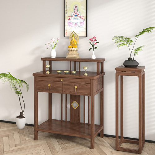 新中式供桌香案家用关公