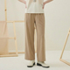 谜底阔腿裤 255MK5702 长裤 女2025春新款 简约百搭松紧腰宽松休闲裤