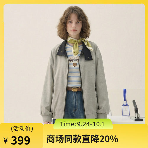 双面穿，立领拉链，下摆弹性收口，包容性强