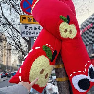 冬季大树装饰布艺充棉围巾风景区街道新年网红打卡保暖加棉大树衣