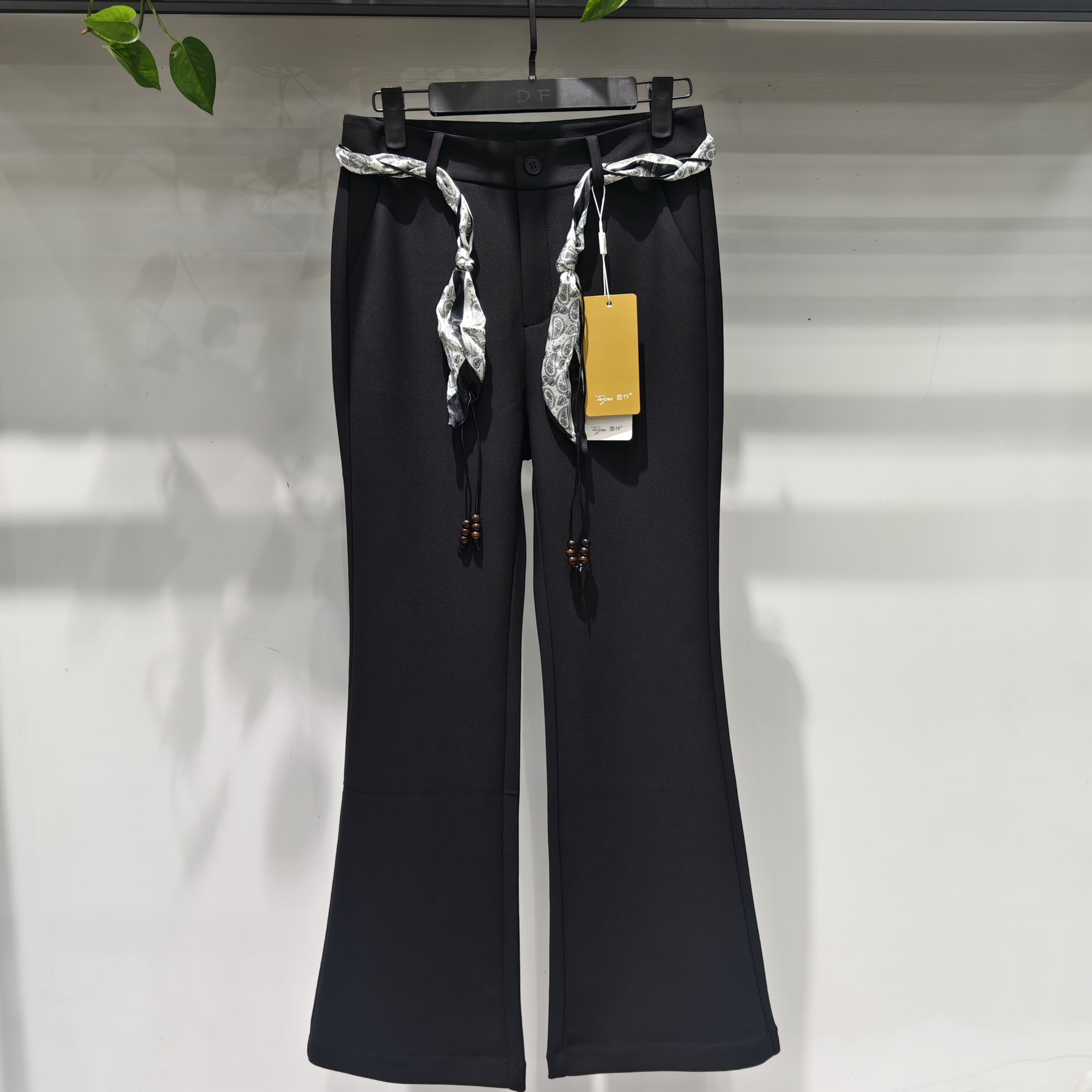 高腰时尚气质百搭休闲显瘦喇叭裤