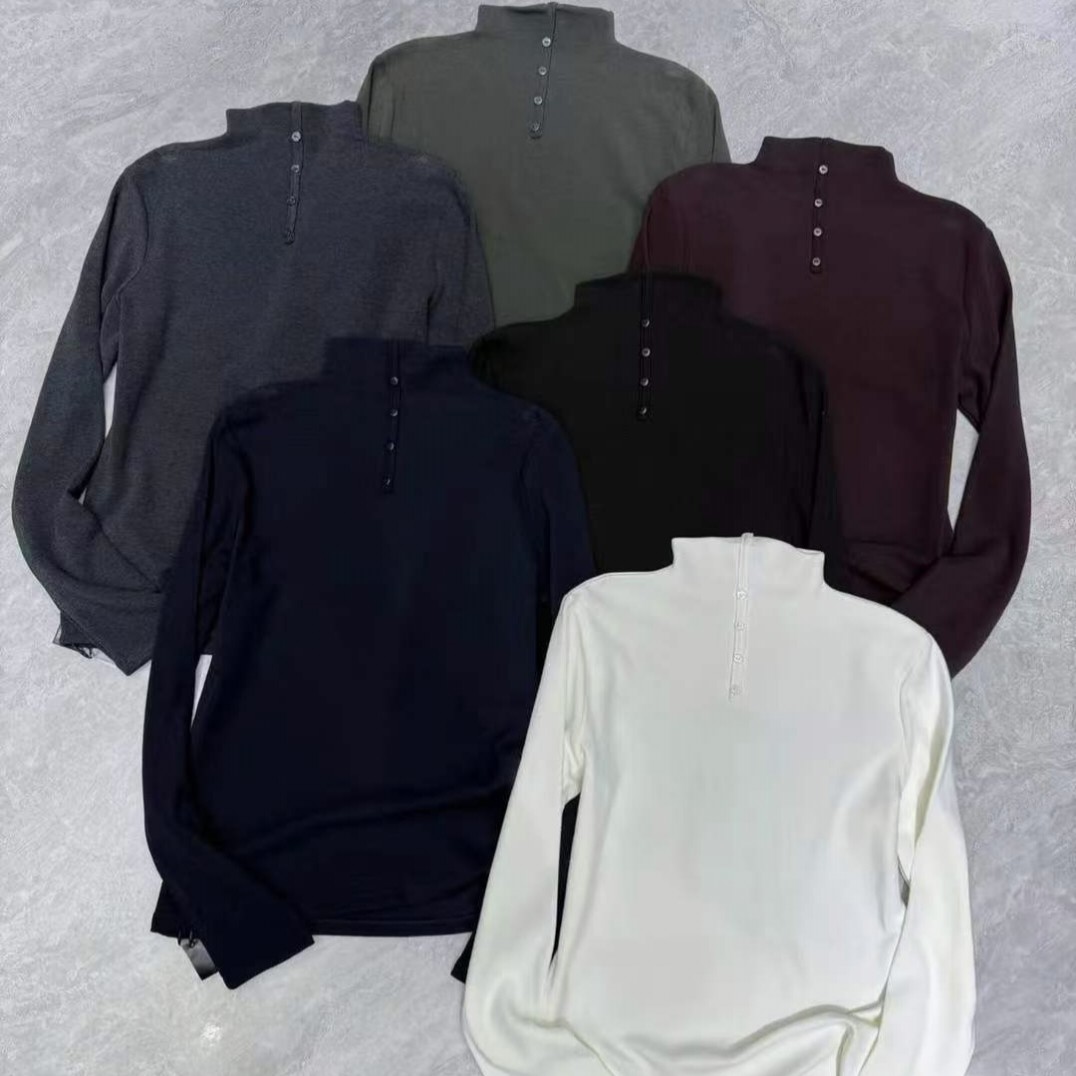 赫媛半高领加厚显瘦打底针织衫