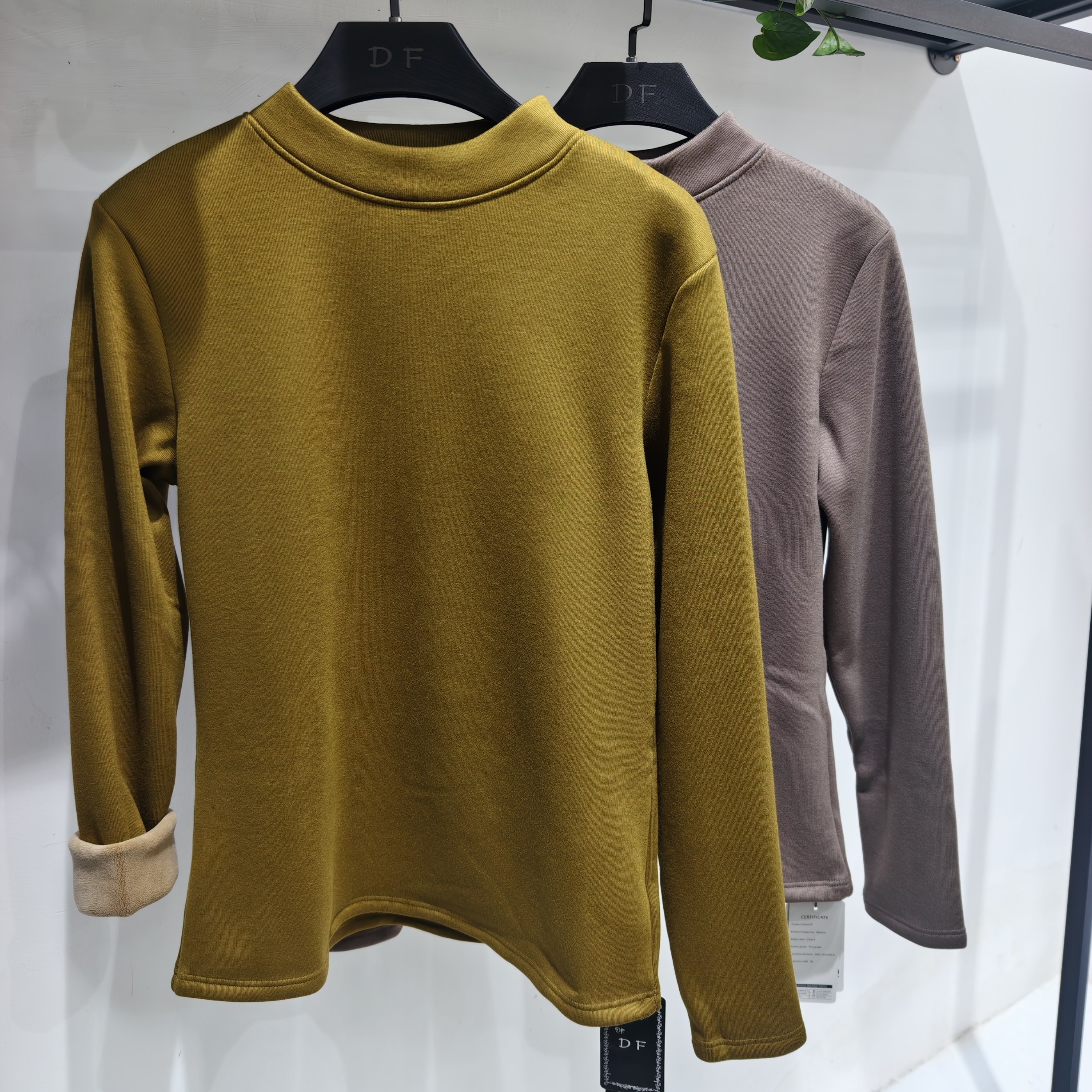 半高领打底衫女纯色百搭洋气