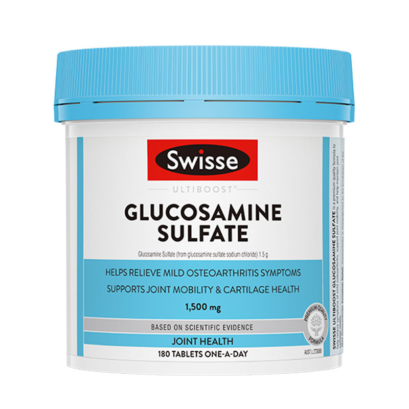 Swisse关节片氨糖硫酸氨基葡萄糖胺片软骨素维骨力180粒