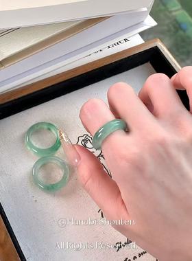 ＜花火商店＞至上系列 - 翡里翡气！天然独龙玉戒指