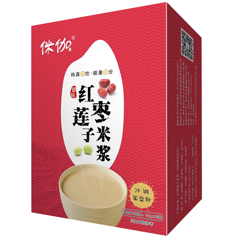 冲泡谷物饮品侎伽米浆早餐养胃