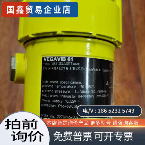 询价：VEGAVIB61 VB61GXAGDTAMX 液位计