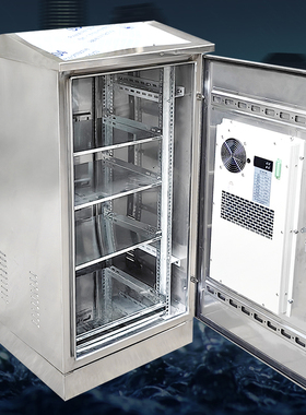 户外不锈钢防水网络机柜室外一体化通信机柜综合柜设备柜空调机柜5G基站服务器机柜电池储能柜