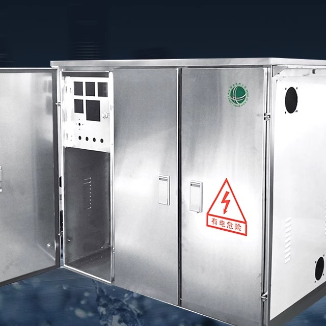 侨世不锈钢JP柜低压计量柜户外农网进出线柜电容补偿低压交流壳体