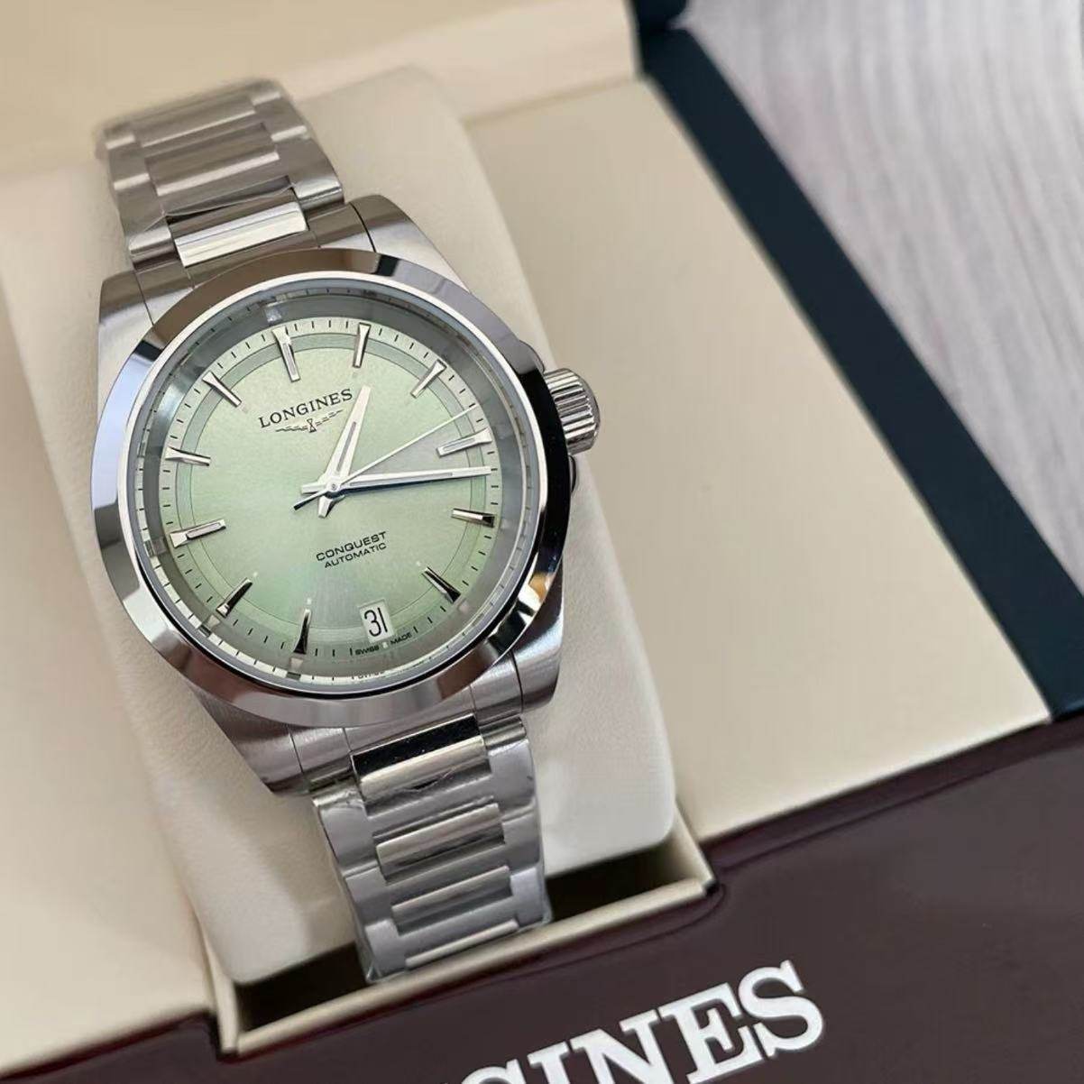 Longines浪琴新款康卡斯系列自动机械钢带运动女表L3.430.4.02.6