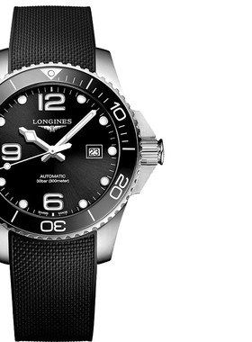 Longines浪琴正品手表康卡斯机械新款陶瓷外圈男表L3.782.4.56.9