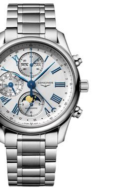 瑞士浪琴Longines名匠八针月相机械男士时尚手表L2.773.4.71.6