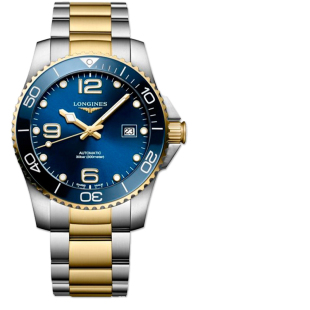 瑞士Longines浪琴 康卡斯新款间金男款自动机械手表L3.781.3.96.7