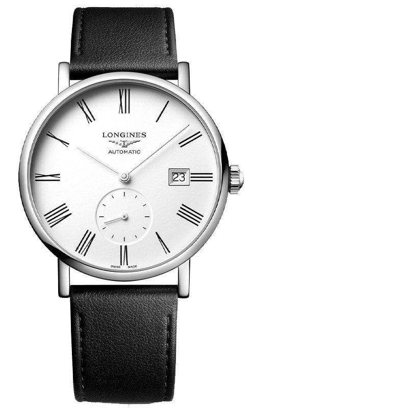 瑞士Longines浪琴新款博雅系列自动机械皮带男表L4.812.4.11.0