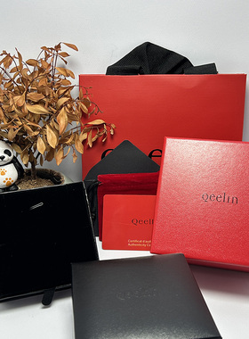 适用麒麟葫芦Qlin项链盒戒指耳环耳钉手链盒通用盒包装盒子